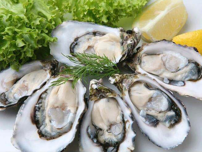 French sashimi oysters