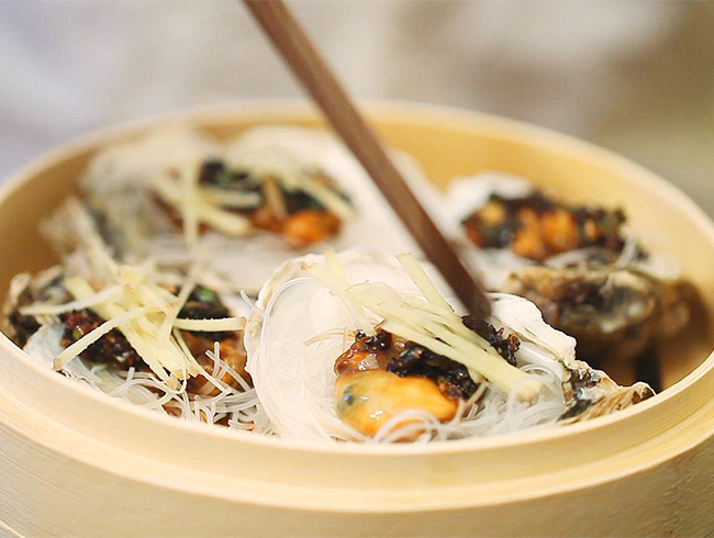 Garlic Vermicelli Oysters