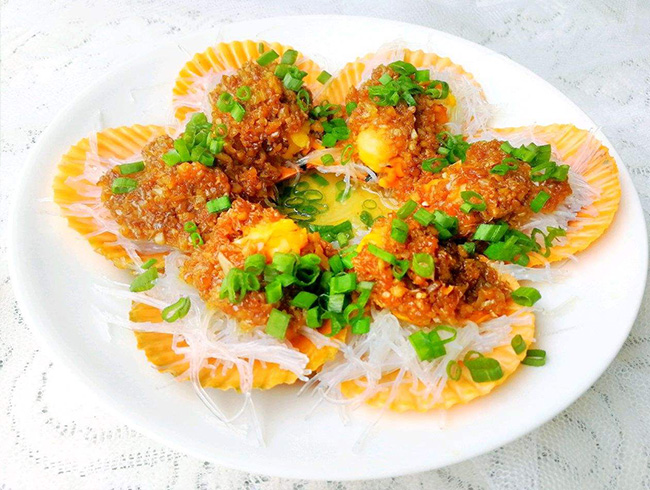 Garlic Vermicelli Scallops