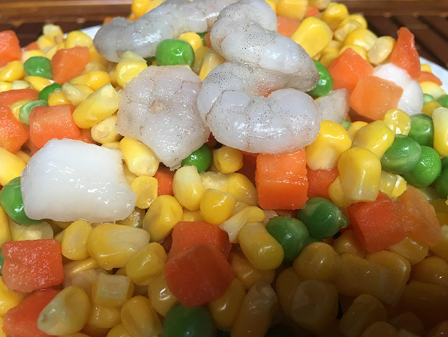 Seafood corn