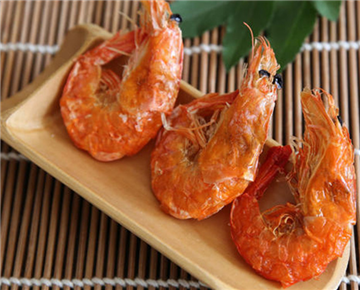 Dried shrimps in soft shell